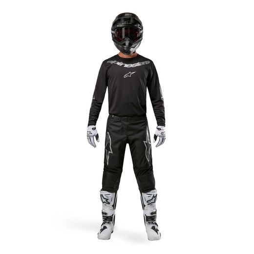 DRES FLUID GRAPHITE, ALPINESTARS (ČERNÁ/STŘIBRNÁ) 2024