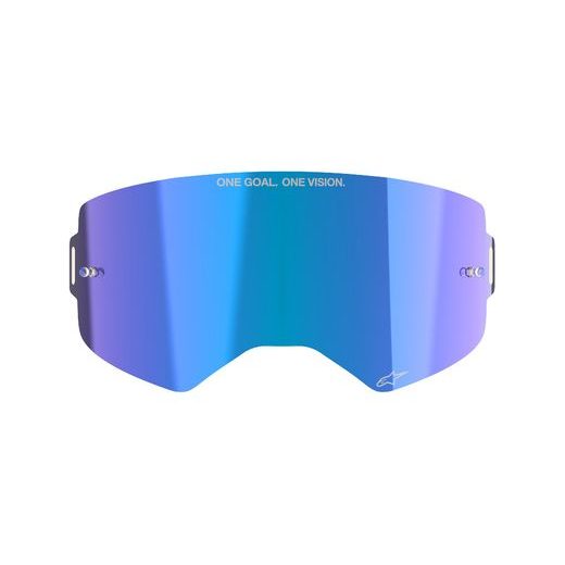 ALPINESTARS PLEXI PRE OKULIARE SUPERTECH – NÁHRADNÉ SKLO (PLEXI) NA MOTOKROSOVÉ OKULIARE (ZRKADLOVÉ MODRÉ)