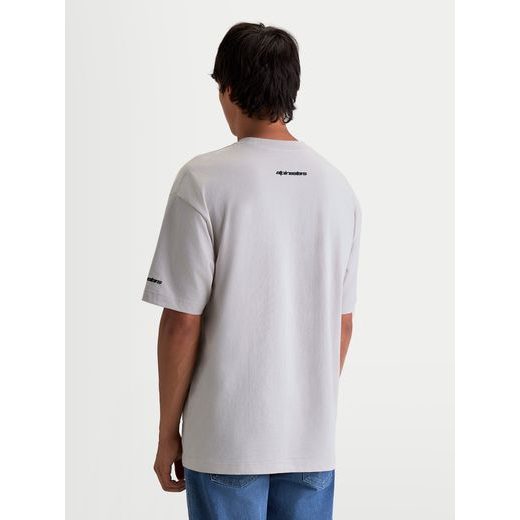 ALPINESTARS MANDATE OVERSIZED CSF – VOĽNOČASOVÉ MOTO TRIČKO (SIVÁ)