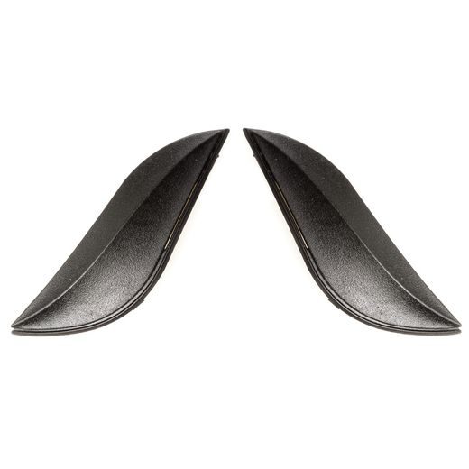 ČELNÉ KRYTY VRCHNÝ VENTILÁCIA PRE PRILBY REFLEX, CASSIDA - ČR (ČIERNA MATNÁ, PÁR)