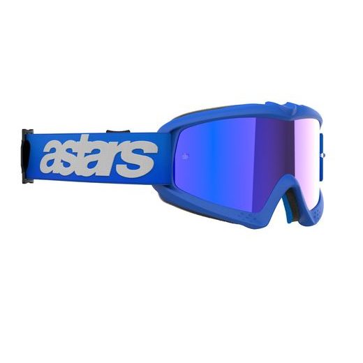 ALPINESTARS VISION YOUTH BLAZE – DETSKÉ MOTOKROSOVÉ OKULIARE NA MX A ENDURO (MODRÁ, ZRKADLOVÉ MODRÉ PLEXI) 2025