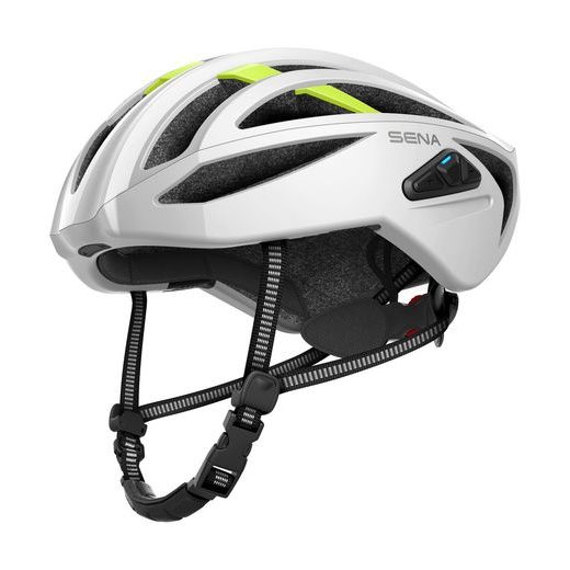 CYKLO PRILBA S HEADSETOM R2, SENA (MATNÁ BIELA)