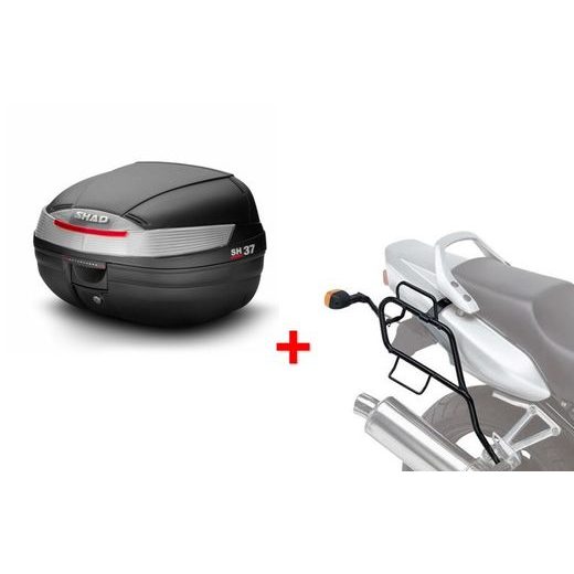 TOP CASE WITH SIDE MASTER FITTING KIT SHAD SH37 ČIERNA YAMAHA XT 660 Z TENERE