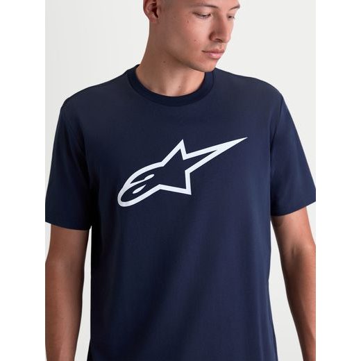 ALPINESTARS AGELESS 2.0 CSF – VOĽNOČASOVÉ MOTO TRIČKO (MODRÁ/BIELA)