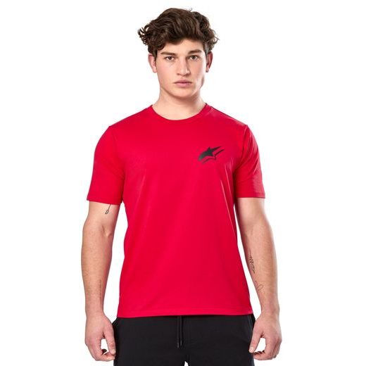 ALPINESTARS FORMULA CSF – VOĽNOČASOVÉ MOTO TRIČKO (ČERVENÁ)