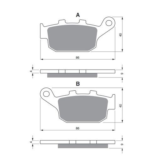 BRZDOVÉ OBLOŽENIE GOLDFREN 306 S3