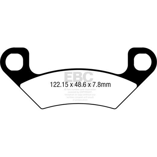 BRZDOVÉ OBLOŽENIE EBC FA742TT