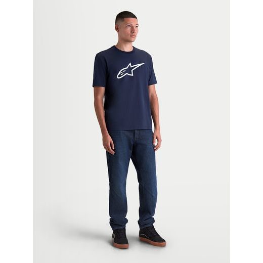 ALPINESTARS AGELESS 2.0 CSF – VOĽNOČASOVÉ MOTO TRIČKO (MODRÁ/BIELA)