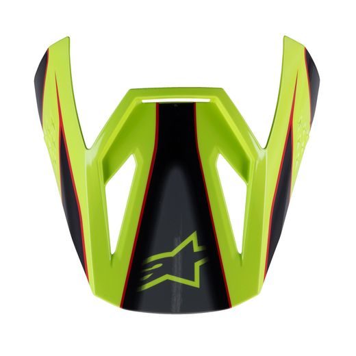 KŠILT PRO PŘILBY S-M3 FRAY, ALPINESTARS (ČERVENÁ/ŽLUTÁ FLUO/ČERNÁ)