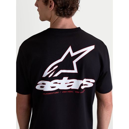 ALPINESTARS LINEOUT CSF – VOĽNOČASOVÉ MOTO TRIČKO (ČIERNA)
