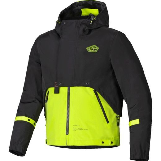 BUNDA MOOTANT WATERPROOF PARKA, ALPINESTARS (ČERNÁ/ŽLUTÁ FLUO) 2025