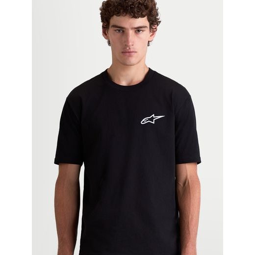 ALPINESTARS COMBO BACK CSF – VOĽNOČASOVÉ MOTO TRIČKO (ČIERNA/BIELA)