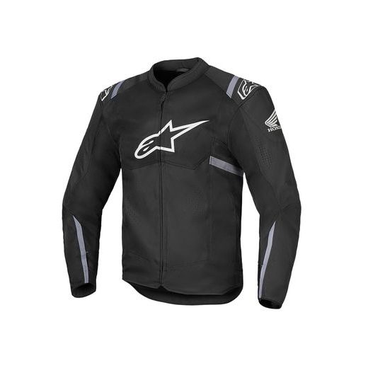 ALPINESTARS T-SPS AIR V2 HONDA KOLEKCIA – MOTOCYKLOVÁ BUNDA NA CESTNÚ JAZDU (ČIERNA/SIVÁ/BIELA) 2025