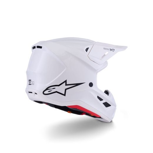 PRILBA SM7 SOLID, ALPINESTARS (BIELA) 2026