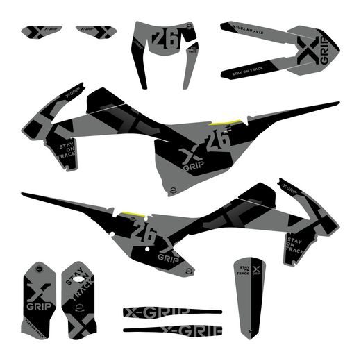 SÚPRAVA POLEPOV MOTOCYKLA X-GRIP – KTM EXC 250 (2017) A ĎALŠIE MODELY