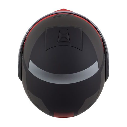 PRILBA F19, ZED (ČIERNA MATNÁ/ČERVENÁ FLUO/ŠEDÁ) 2025