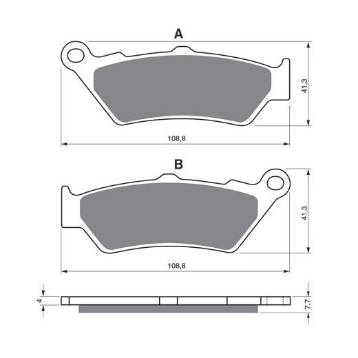 BRZDOVÉ OBLOŽENIE GOLDFREN 106 S33 STREET FRONT