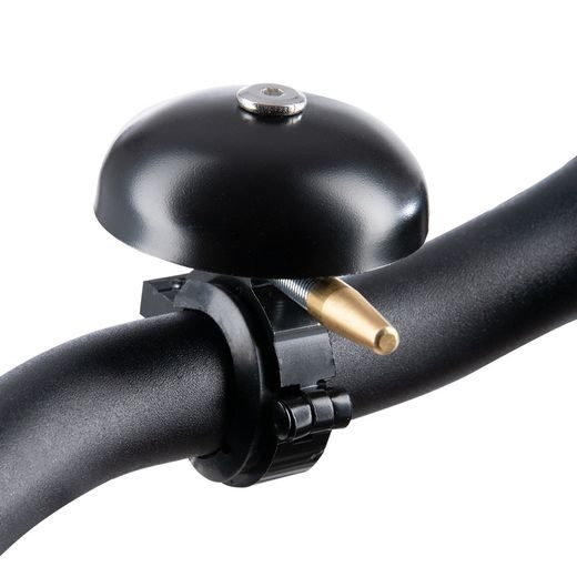 ZVONEK NA KOLESO CLASSIC PING BRASS BELL, OXFORD (ČIERNY PLÁŠŤ)