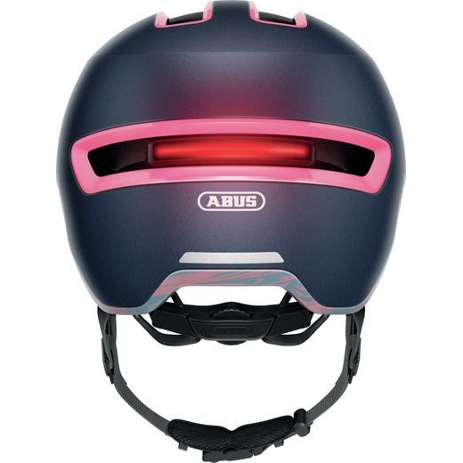 CYKLO PŘILBA SE SVĚTLEM HUD-Y MIDNIGHT BLUE, ABUS (MODRÁ)