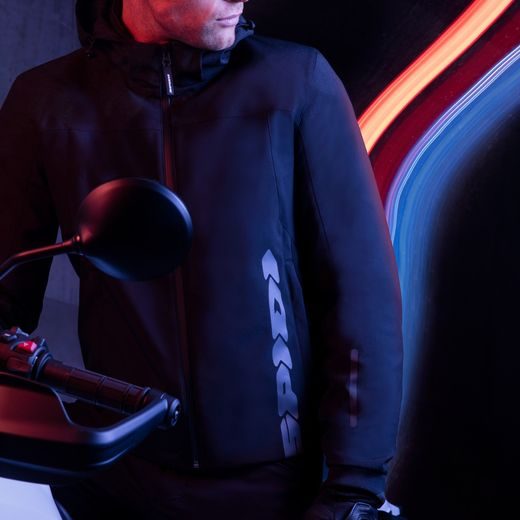 BUNDA HOODIE H2OUT 2023, SPIDI (ČIERNA/ANTRACIT/ČERVENÁ)