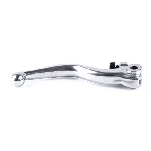 AWORKX KOVANÁ BRZDOVÁ PÁČKA (PÁČKA PREDNEJ BRZDY), STRIEBORNÁ – HUSQVARNA FE 250 / 350 / 450 / 501 '22–'24, TE 150 / 250 / 300 '24, TE 150 / 250 / 300 I '22–'23; GASGAS EC 250 '21–'25, EC 300 '21–'26, EC 300 GP '26, EC-F 250 '21–'25, EC-F 350 '21–'26, EC-