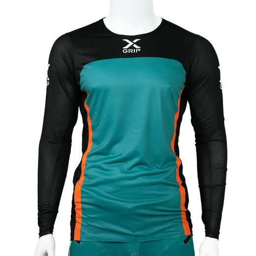 MOTOKROSOVÝ DRES X-GRIP TITANIUM – PETROLEJOVÁ