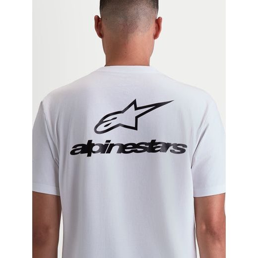 ALPINESTARS COMBO BACK CSF – VOĽNOČASOVÉ MOTO TRIČKO (BIELA/ČIERNA)
