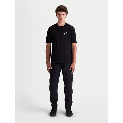 ALPINESTARS COMBO BACK CSF – VOĽNOČASOVÉ MOTO TRIČKO (ČIERNA/BIELA)