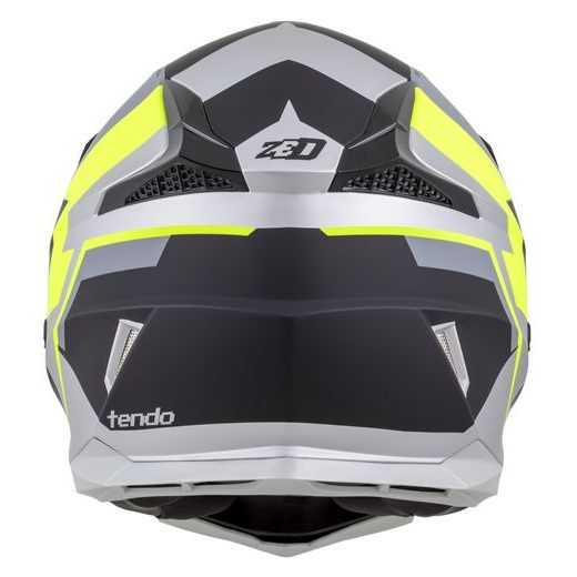 PRILBA X1.9 TENDO, ZED (ČIERNA MATNÁ/TMAVO SIVÁ/SVETLO SIVÁ/ŽLTÁ FLUO) 2025
