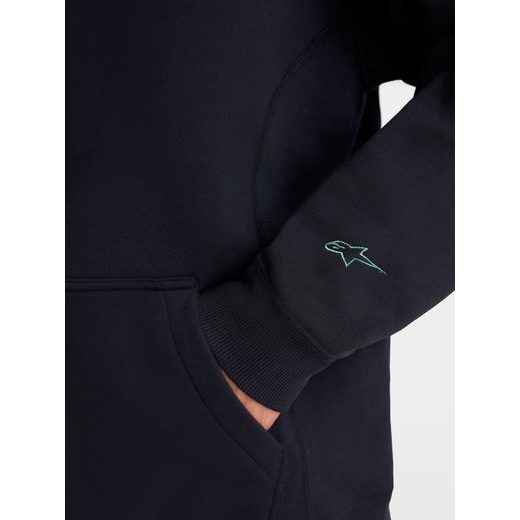 ALPINESTARS GUISE OVERSIZED CREW – VOĽNOČASOVÁ MOTO MIKINA (ČIERNA)