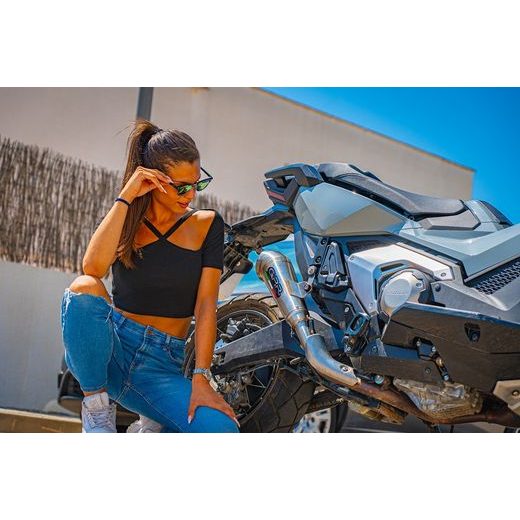 SLIP-ON EXHAUST GPR POWERCONE EVO E5.H.262.PCEV BRUSHED STAINLESS STEEL INCLUDING REMOVABLE DB KILLER AND LINK PIPE