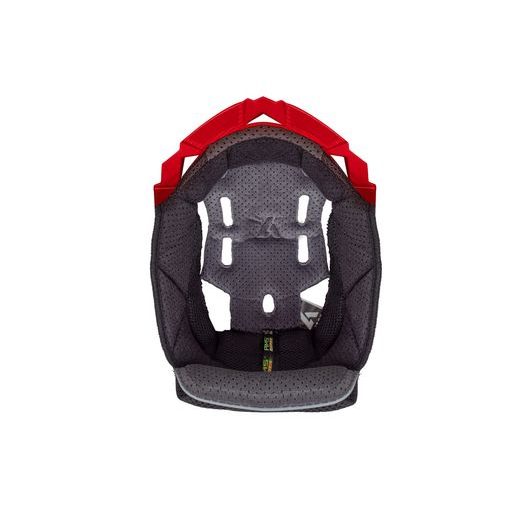 KLOBOUK INTERIÉRU PRO PŘILBY AVIATOR 3, AIROH (ŠEDO-ČERVENÝ)