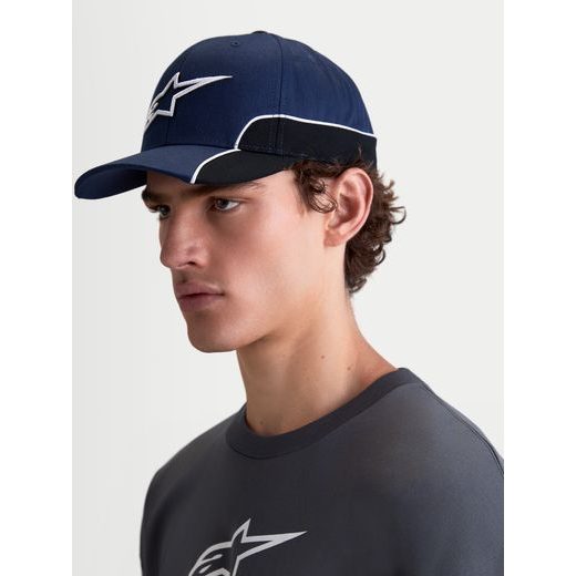 ALPINESTARS 500 SNAPBACK – VOĽNOČASOVÁ ŠILTOVKA (MODRÁ/ČIERNA)