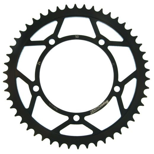 REŤAZOVÁ ROZETA SUPERSPROX RFE-24:50-BLK ČIERNA 50 ZUBOV,420