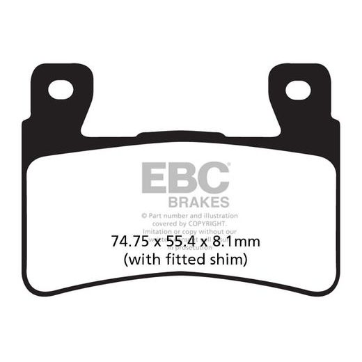 BRZDOVÉ OBLOŽENIE EBC FA265HH