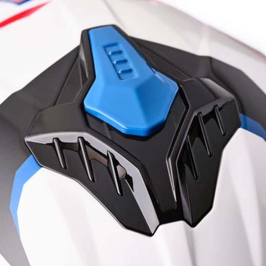 INTEGRÁLNA PRILBA GMS GELERO ZG12701 WHITE-RED-BLUE S