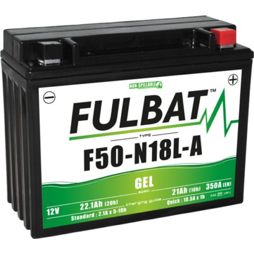GELOVÝ AKUMULÁTOR FULBAT FUL GEL - FTX24HL-BS / F50-N18L-A/A2/A3