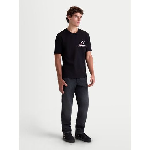 ALPINESTARS LINEOUT CSF – VOĽNOČASOVÉ MOTO TRIČKO (ČIERNA)