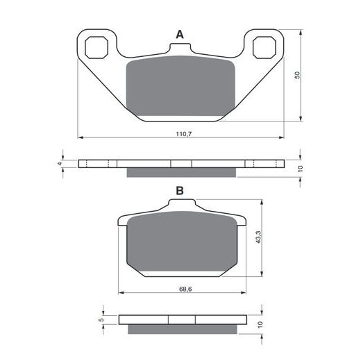 BRZDOVÉ OBLOŽENIE GOLDFREN 037 S3