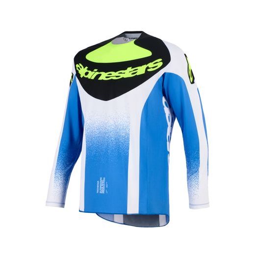 ALPINESTARS TECHSTAR KNIF – MOTOKROSOVÝ DRES NA MX A ENDURO (MODRÁ/ČIERNA/ŽLTÁ FLUO) 2026