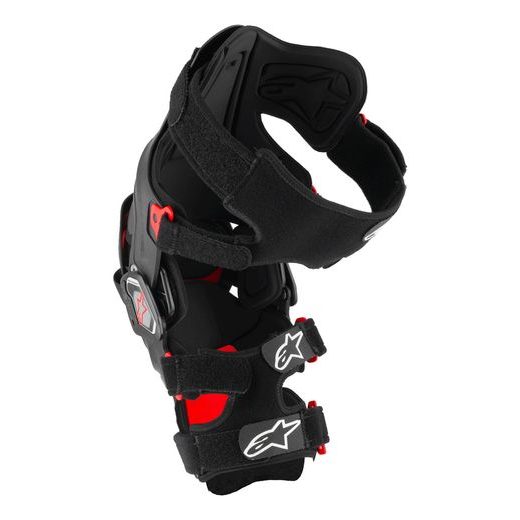 ALPINESTARS KOLENNÉ ORTÉZY RK-7 PLASMA – CHRÁNIČ TELA NA MOTORKU (ČIERNA/ČERVENÁ) 2025