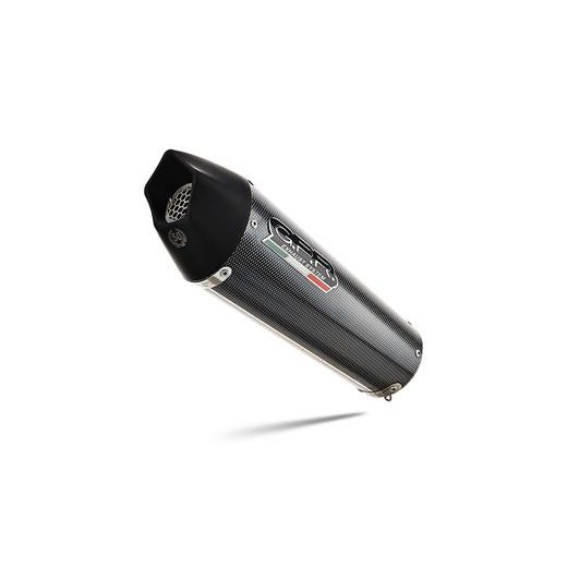 SLIP-ON EXHAUST GPR GP EVO4 E5.D.137.3.CAT.GPAN.PO CARBON LOOK INCLUDING REMOVABLE DB KILLER, LINK PIPE AND CATALYST