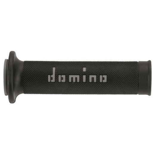 GRIPY A010 (ROAD) DĹŽKA 120 + 125 MM, DOMINO (ČIERNO-ŠEDÉ)