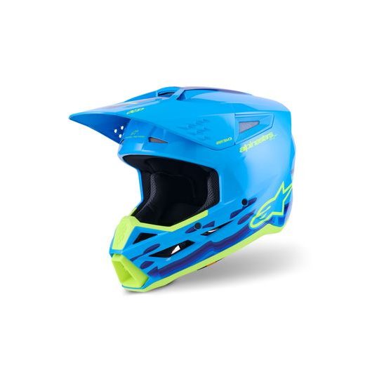PRILBA S-M3 FORCE, ALPINESTARS (MODRÁ/ŽLUTÁ FLUO) 2026