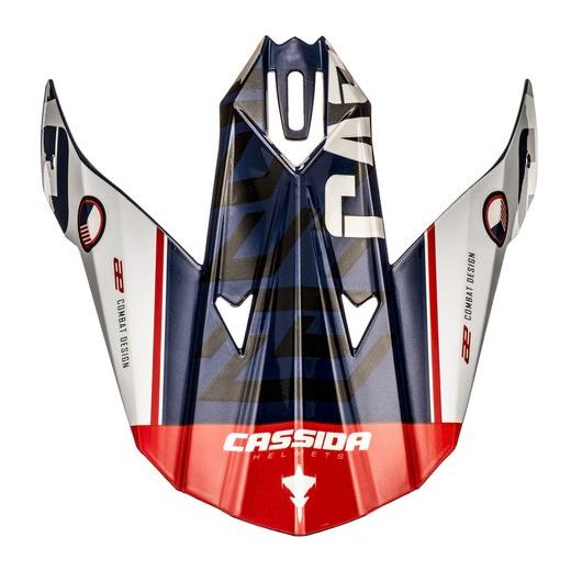 ŠILT PRE PRILBY CROSS CUP SONIC JUNIOR, CASSIDA, DETSKÁ (MODRÁ/BÍLÁ/ČERVENÁ)