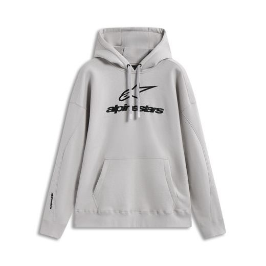 ALPINESTARS PRELUDE OVERSIZED HOODIE – VOĽNOČASOVÁ MOTO MIKINA (SIVÁ)