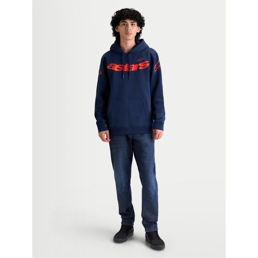 ALPINESTARS VELOCIFIER HOODIE – VOĽNOČASOVÁ MOTO MIKINA (MODRÁ)