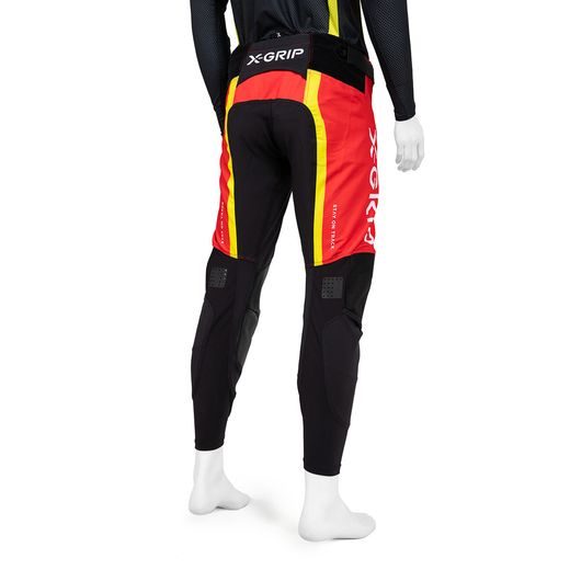 MOTOKROSOVÉ NOHAVICE X-GRIP TITANIUM – ČERVENÁ, BEZ VRECIEK