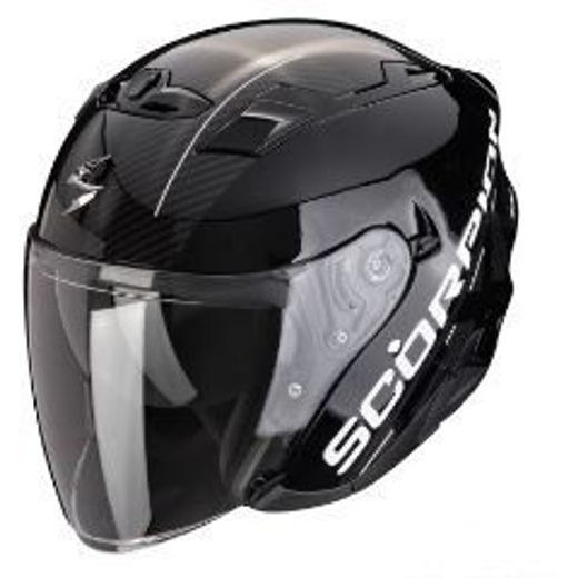 SCORPION PRILBA NA MOTOCYKEL EXO-230 QR, ČIERNA/STRIEBORNÁ