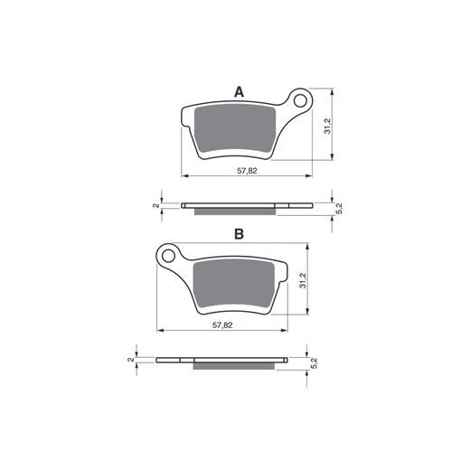 BRZDOVÉ OBLOŽENIE GOLDFREN 400 S3